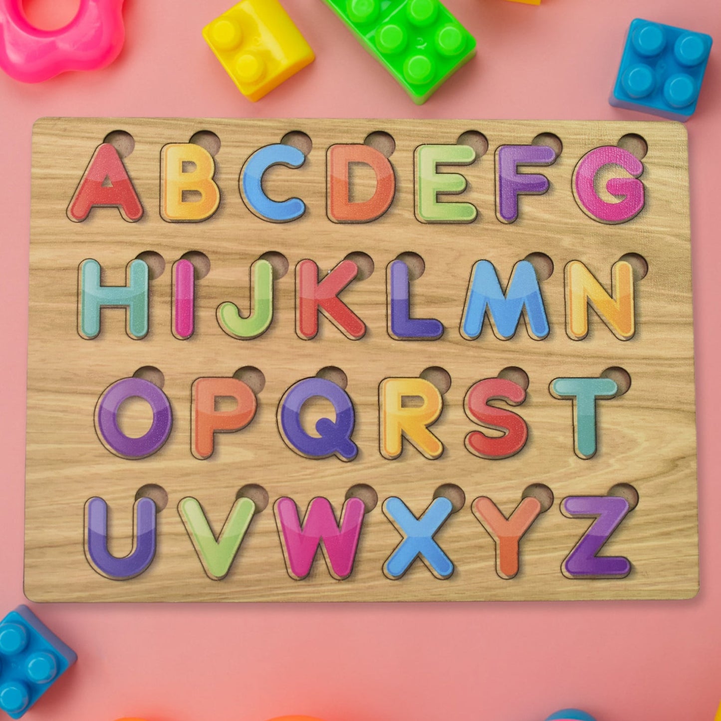 Coogam Wooden Alphabet Puzzle Board SWASTIK CREATIONS The Trend Point