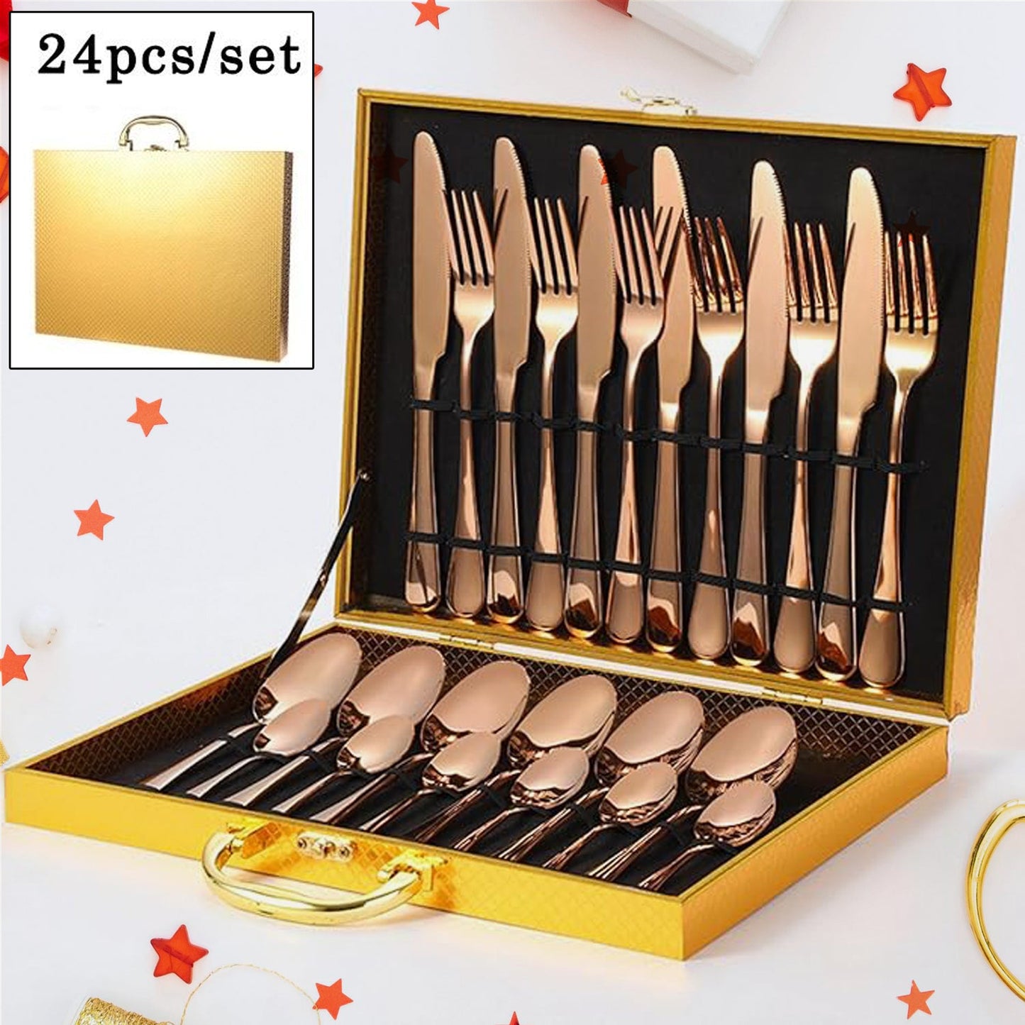 Knife & Spoon Set with Gift Packaging SWASTIK CREATIONS The Trend Point