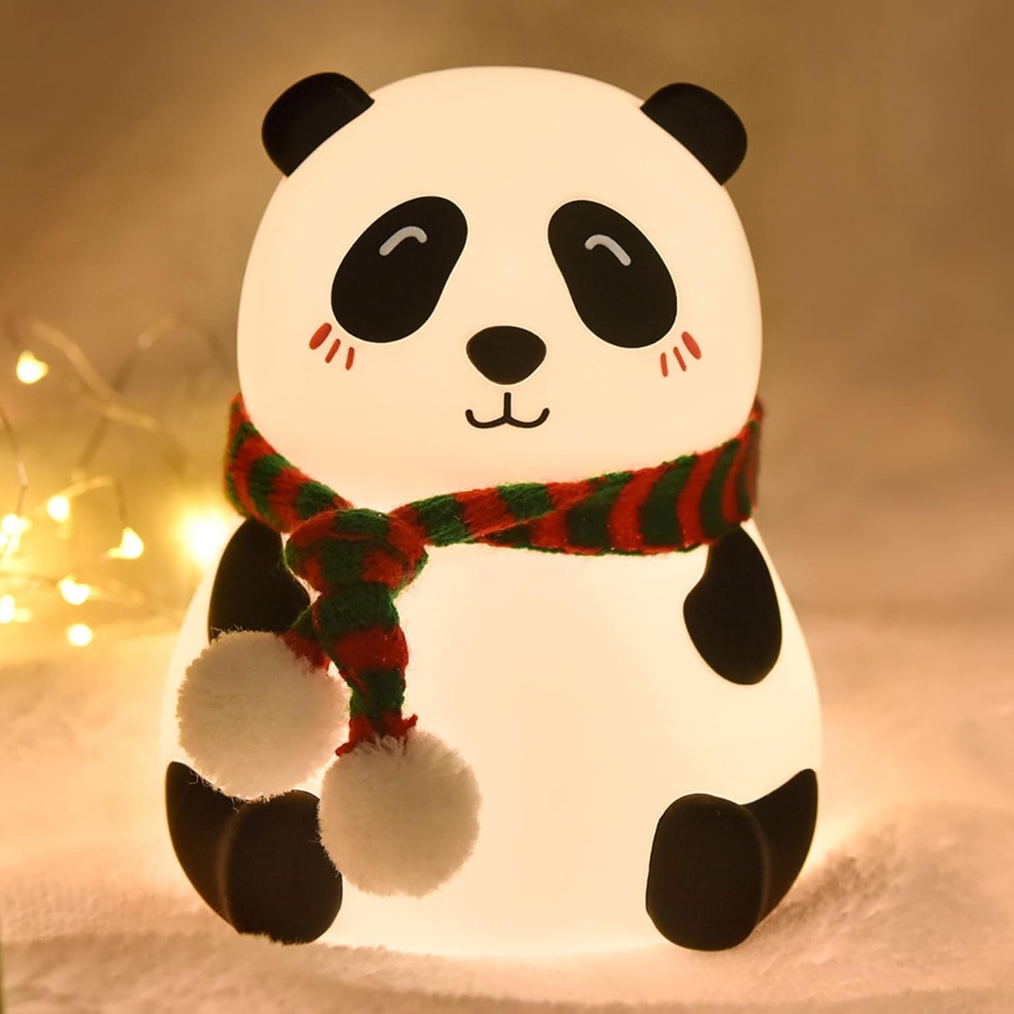 Panda 7-Color LED Silicone Touch Lamp  SWASTIK CREATIONS The Trend Point