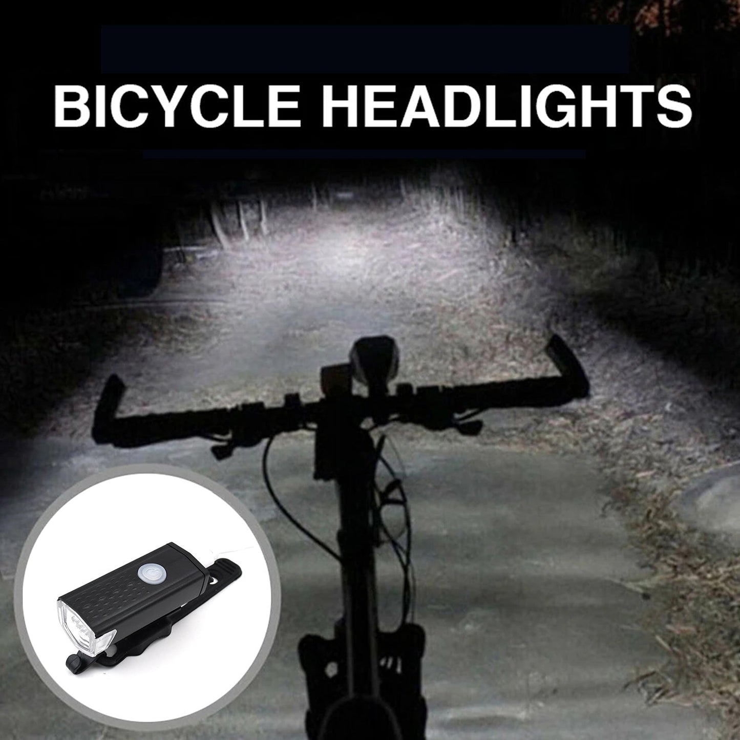 Rechargeable LED Bike Light Set SWASTIK CREATIONS The Trend Point