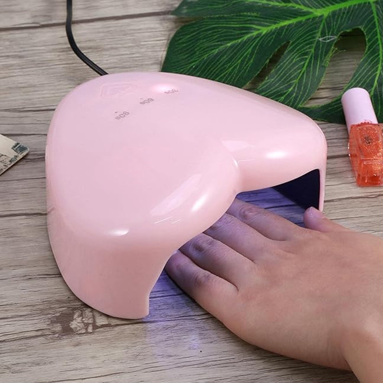 LED UV Lamp Nail Dryer Gel Nail Lamp Nail Polish Curing Lamp (1 Pc / Mix Design)