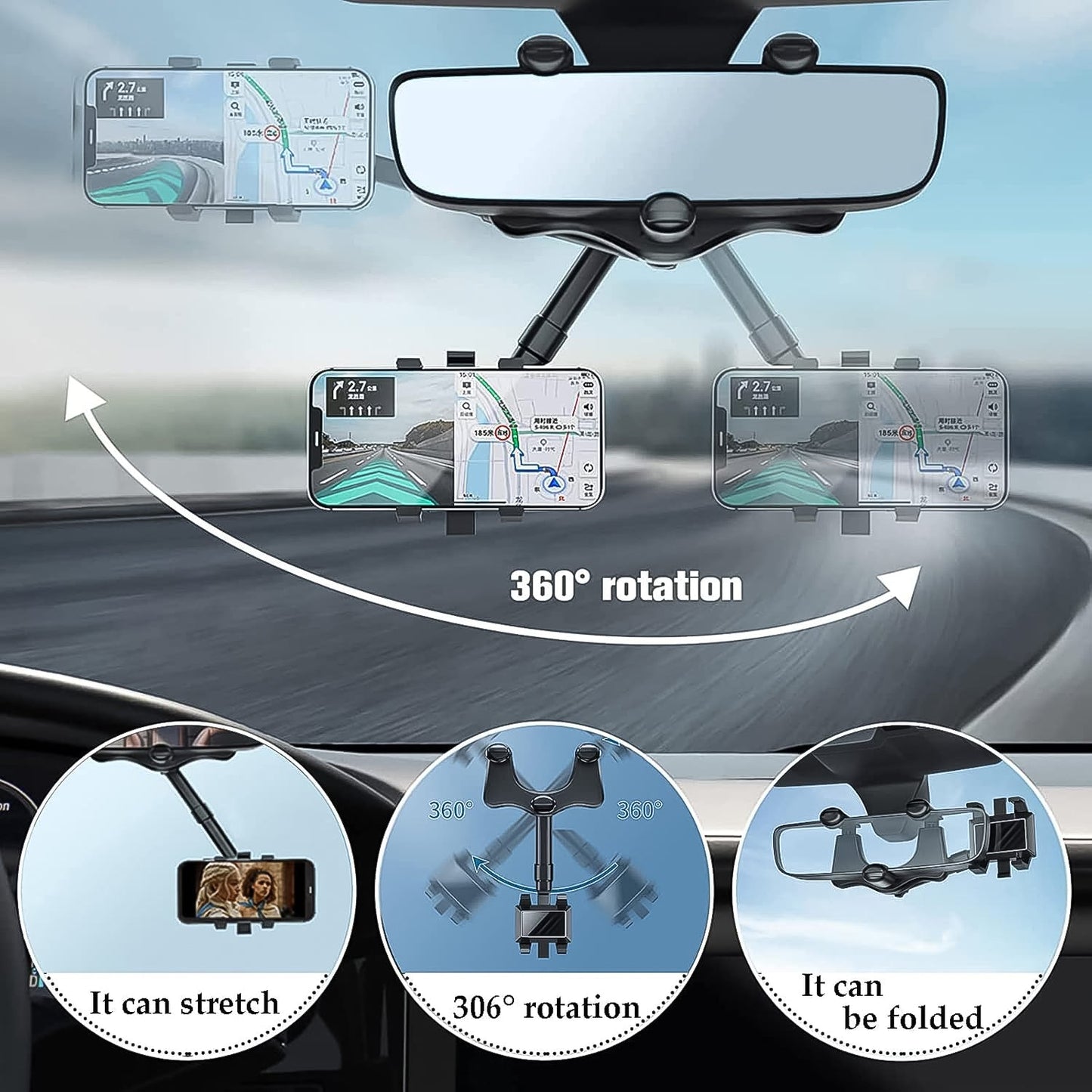 SpinFlex Car Phone Holder SWASTIK CREATIONS The Trend Point