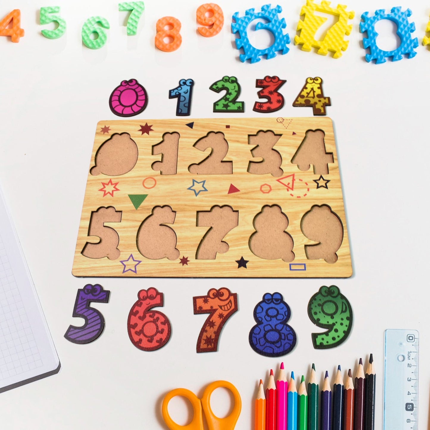 Number Fun Learning Board SWASTIK CREATIONS The Trend Point