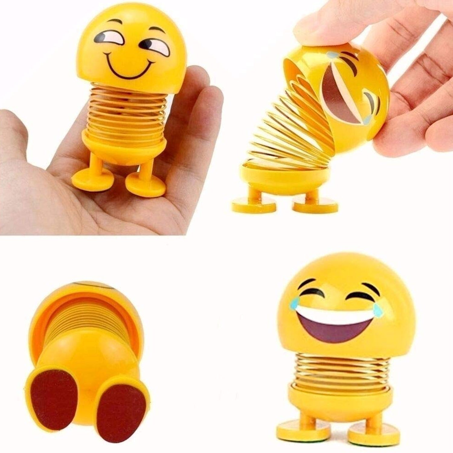 Smiling Face, Spring Doll Toy (1 Pc)