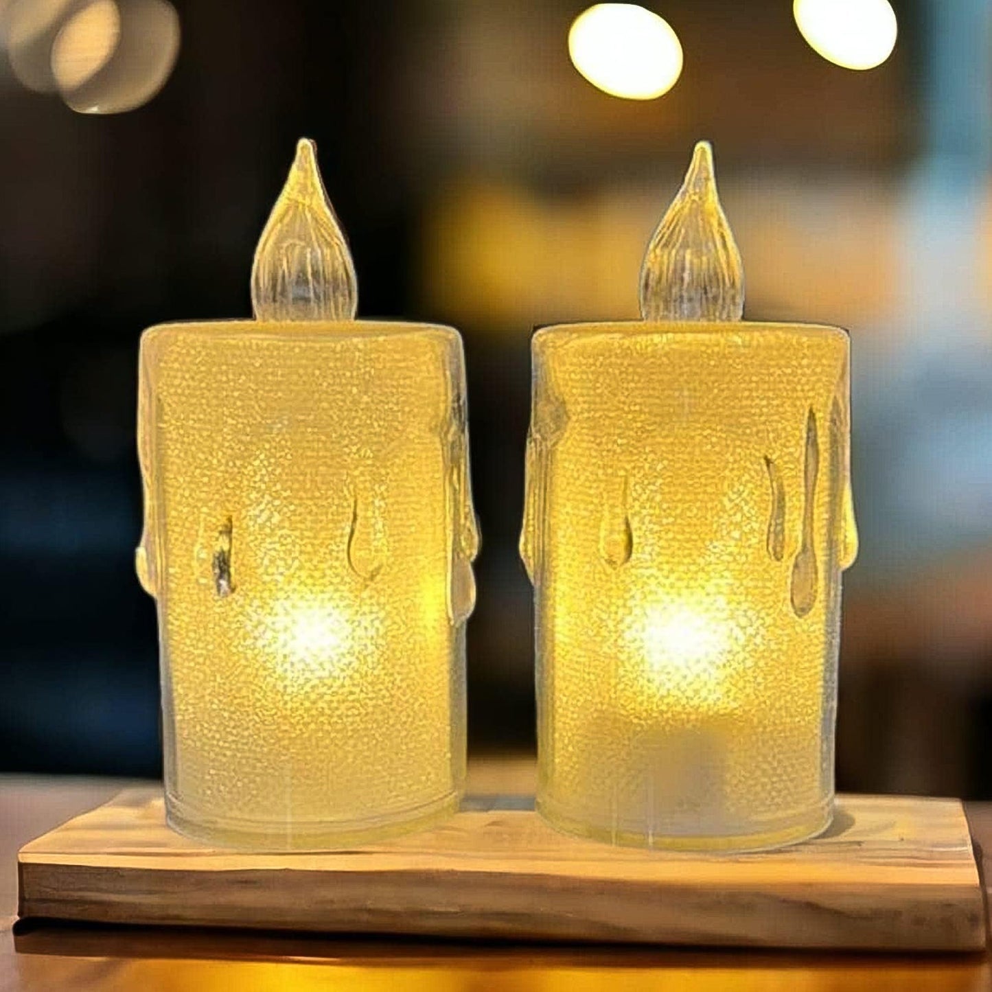 Simple Candles for Home Decoration, Crystal Candle Lights SWASTIK CREATIONS The Trend Point