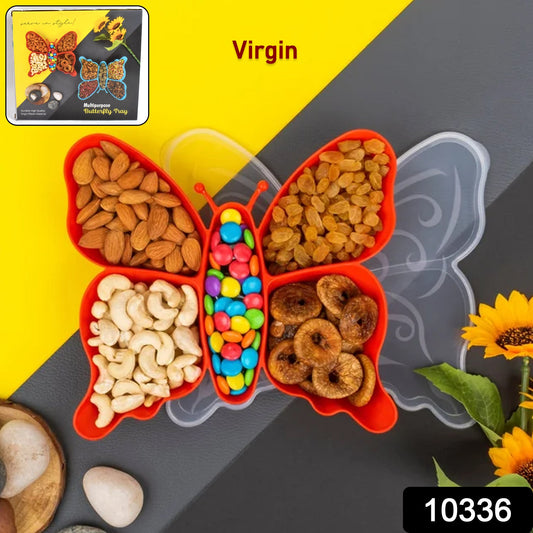 Butterfly Plastic Snack Tray