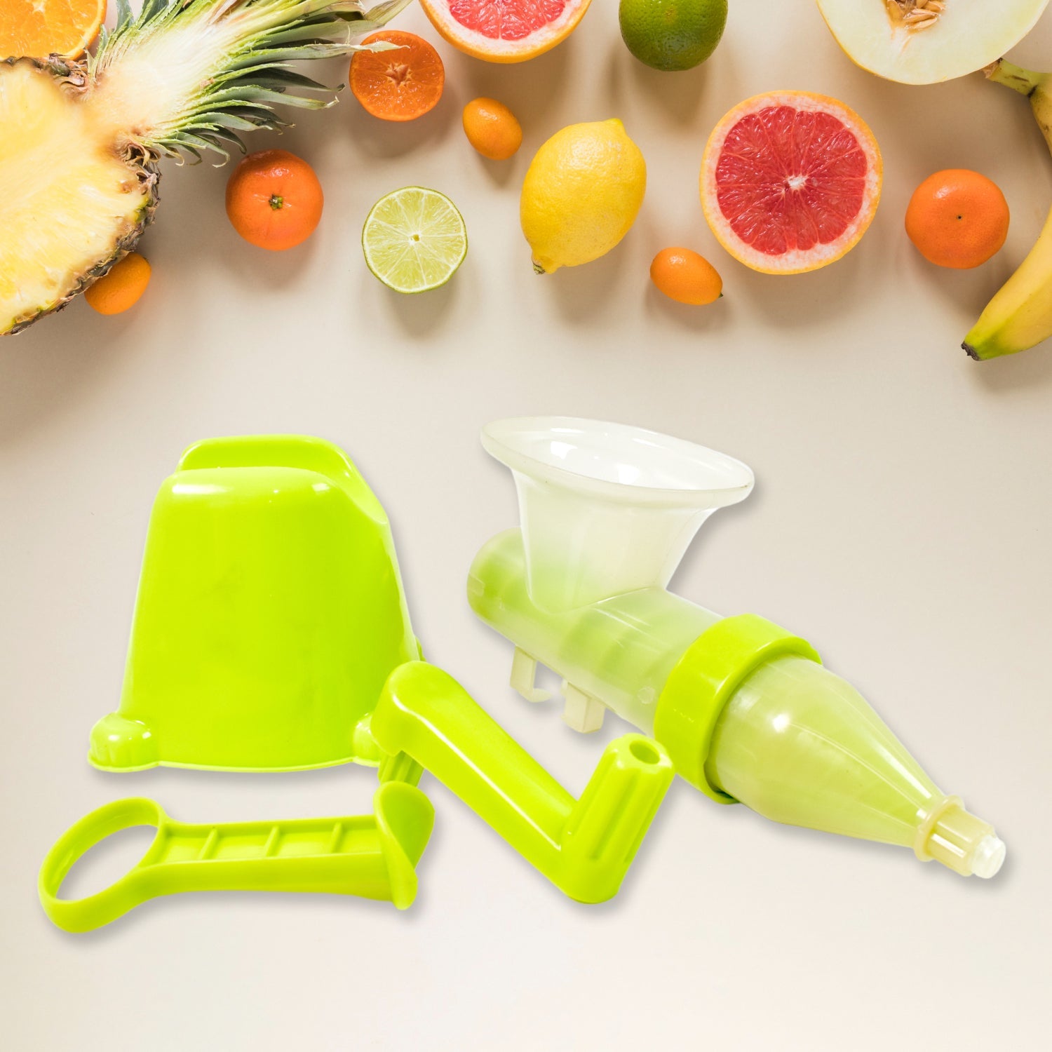 Manual Juicer Modern Plastic Fruit and Vegetable Juicer (1 Pc / Bowl Not Included)