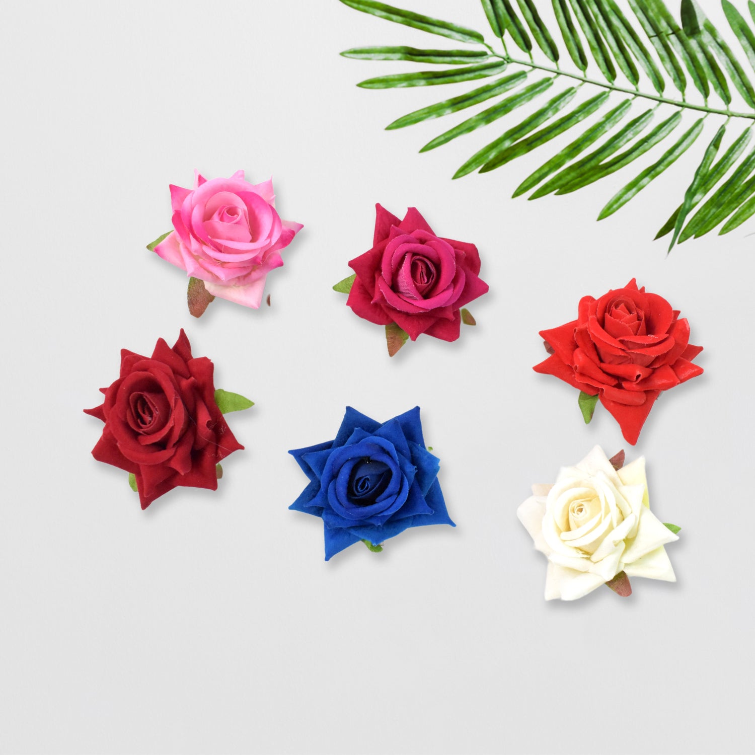 Colourful Flowing Flower Hair Pin (12 Pcs Set / Mix Color)