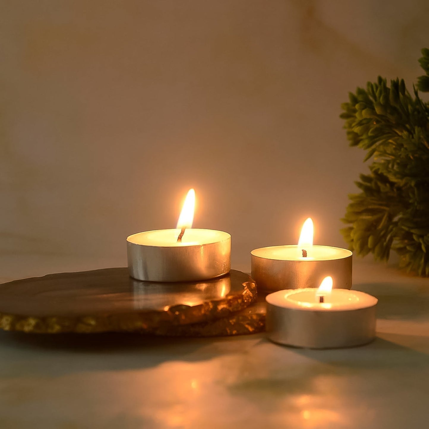 Vanilla Dream Smokeless Tealight Set SWASTIK CREATIONS The Trend Point