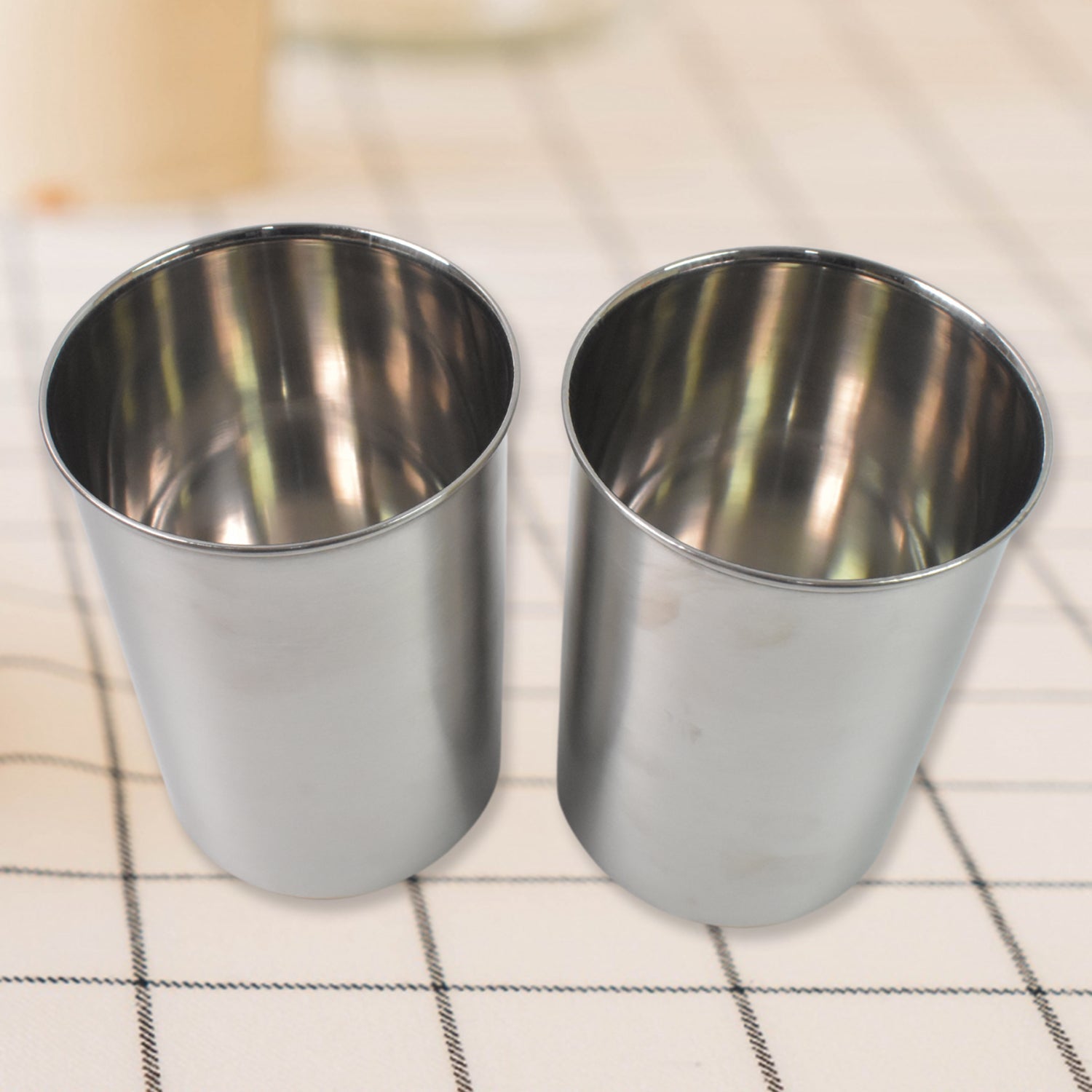 Multipurpose Stainless Steel Airtight Containers with See Through Lid (2 Pc Set / 1000 ML)