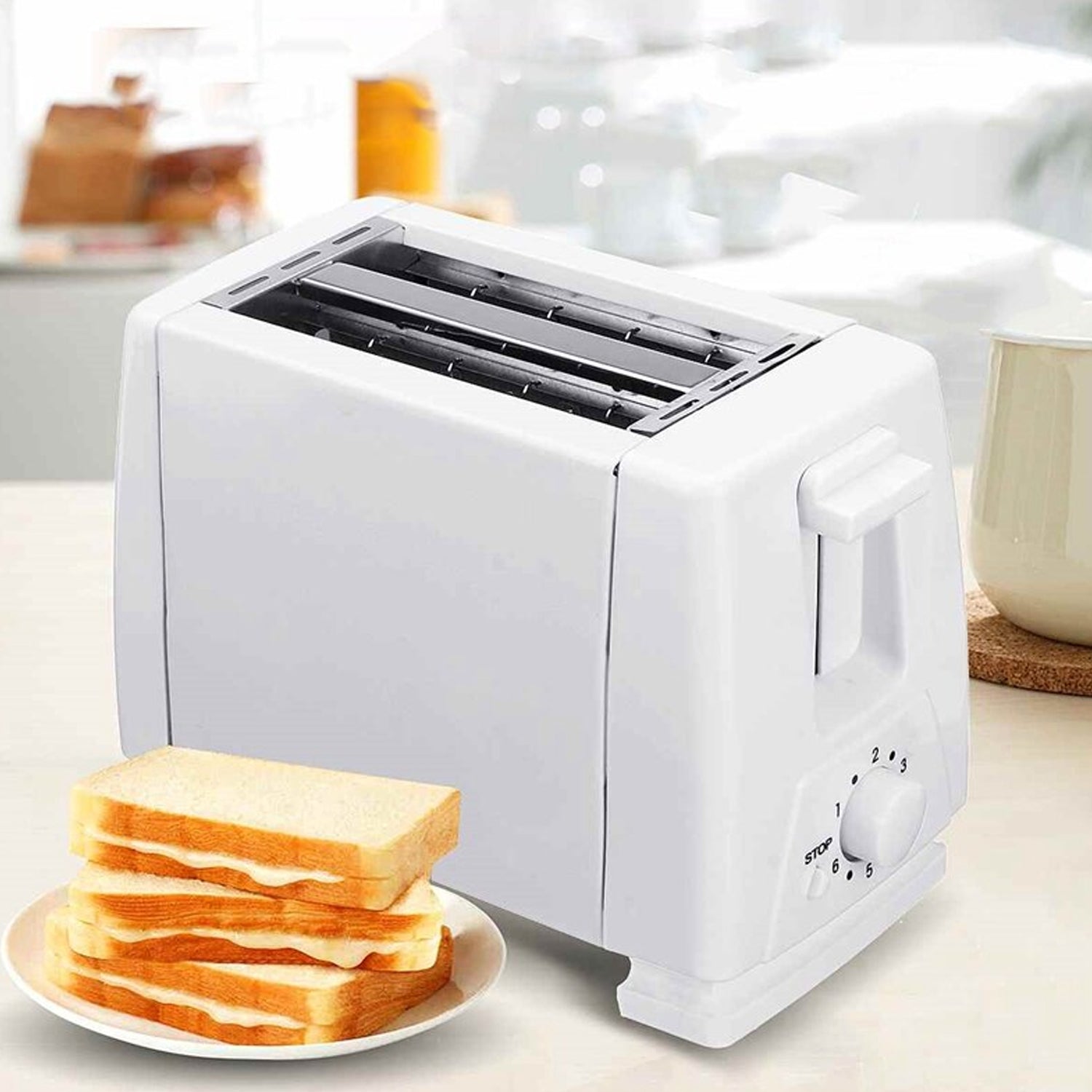 Electric Toaster Machine, Multifunctional Automatic Bread Machine (650 Watt / 1 Pc)