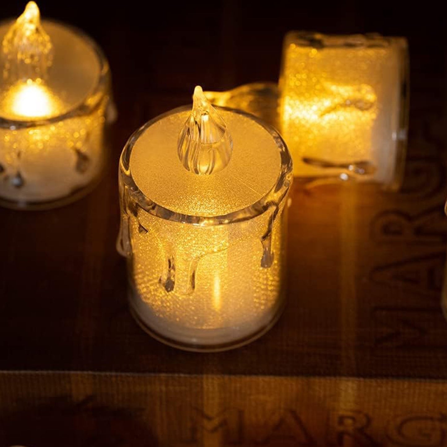 Simple Candles for Home Decoration, Crystal Candle Lights SWASTIK CREATIONS The Trend Point