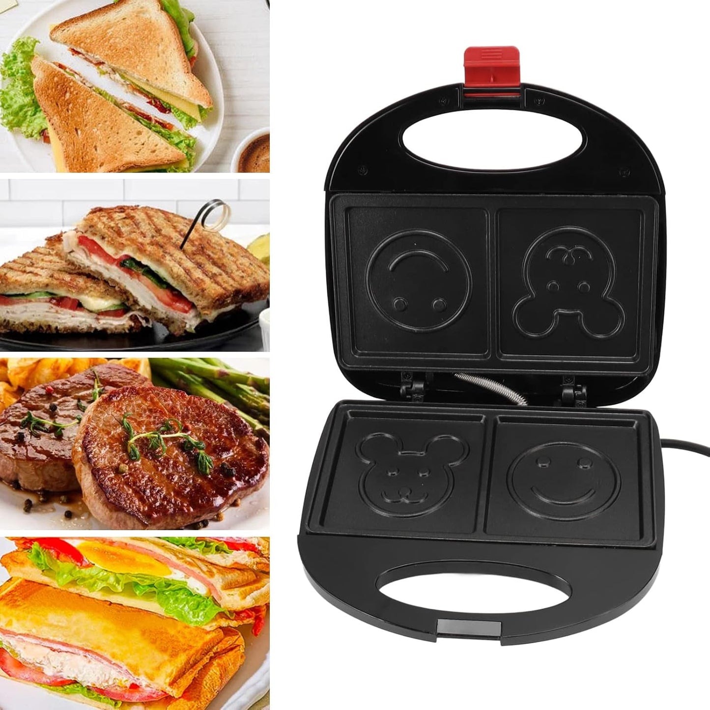 Super Jumbo 4-Slice Sandwich Toaster 750W SWASTIK CREATIONS The Trend Point