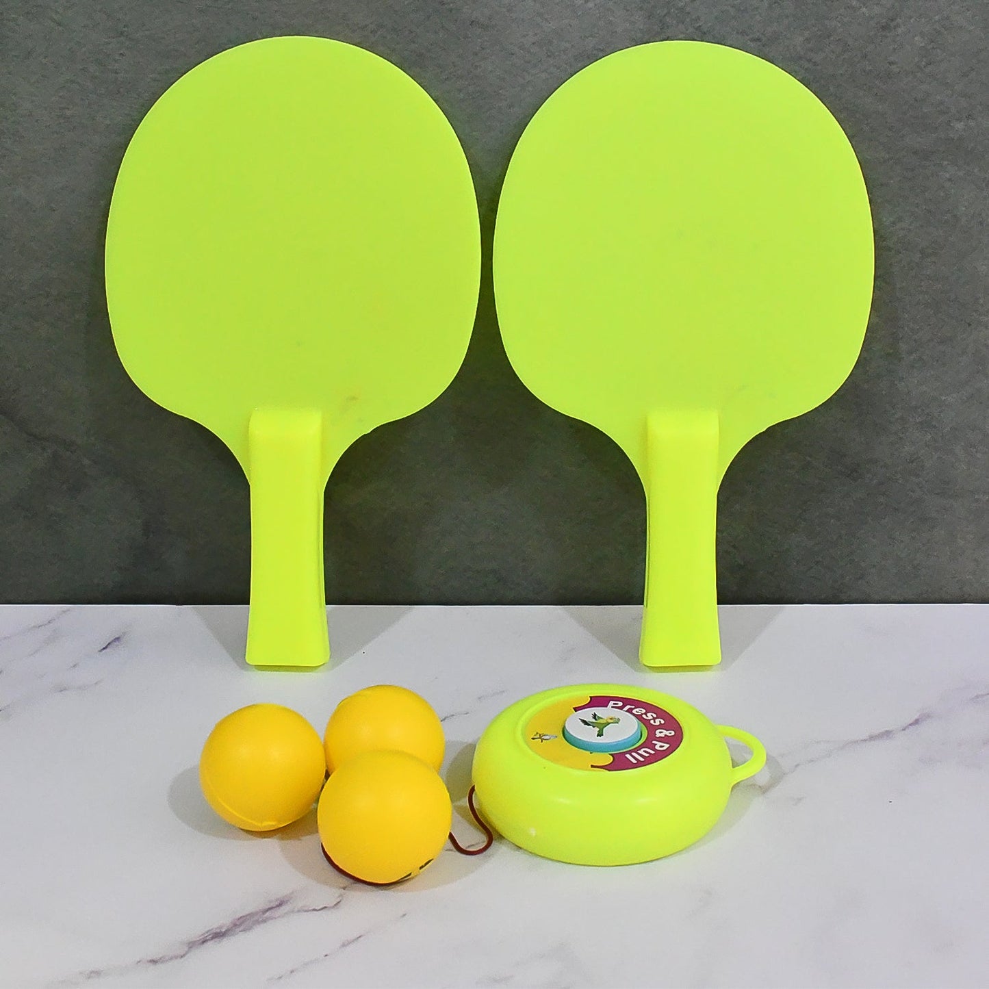 Hanging Table Tennis Trainer Set with Three Ball (1 Set) SWASTIK CREATIONS The Trend Point