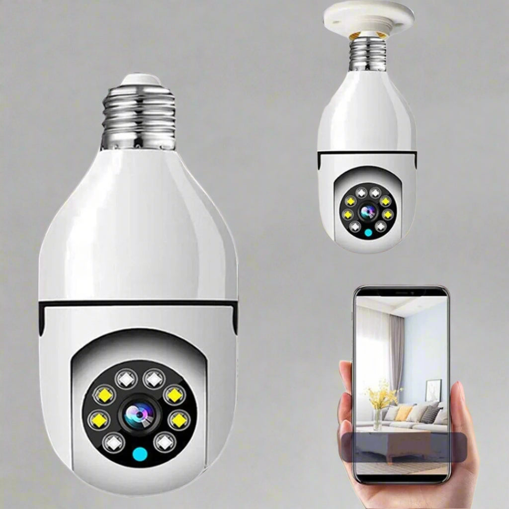 V380 Pro Fisheye 360 Degree Panoramic Wireless WiFi IP CCTV Security Camera SWASTIK CREATIONS The Trend Point