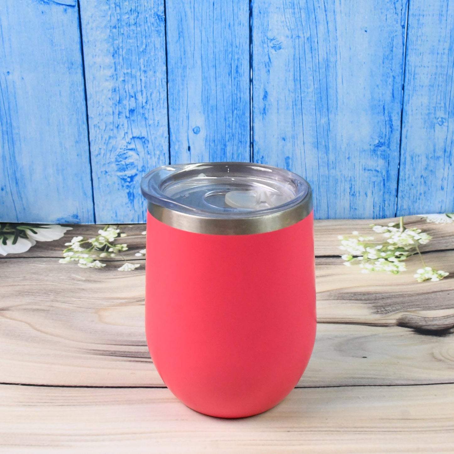 Stainless Steel Vacuum Insulated Mug with Lid (1 Pc / Mix Design & Color) SWASTIK CREATIONS The Trend Point