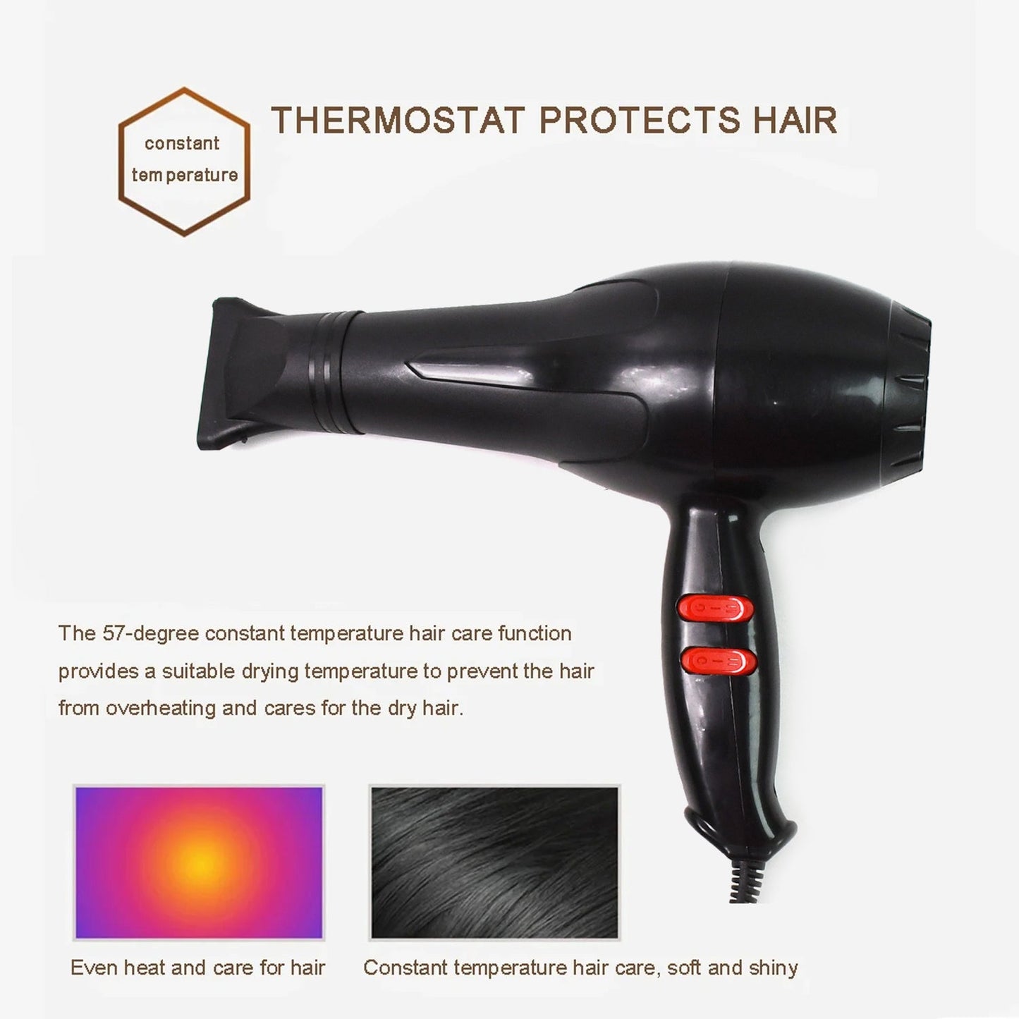 Professional Multi Purpose Hair Dryer Salon (1800 Watts) SWASTIK CREATIONS The Trend Point