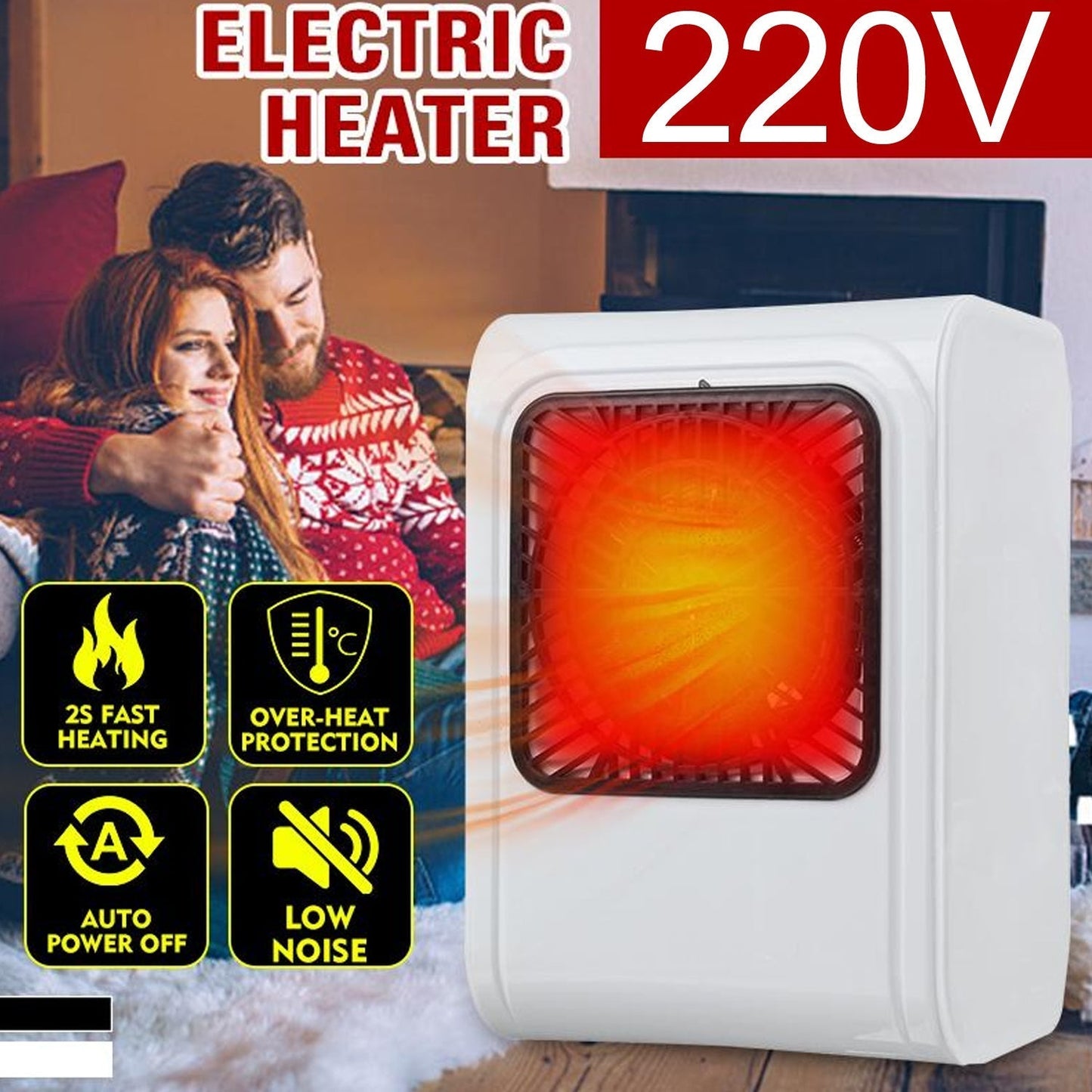 Warm Wind Room Heater 220V Heater For Office & Bedroom Use Heater SWASTIK CREATIONS The Trend Point