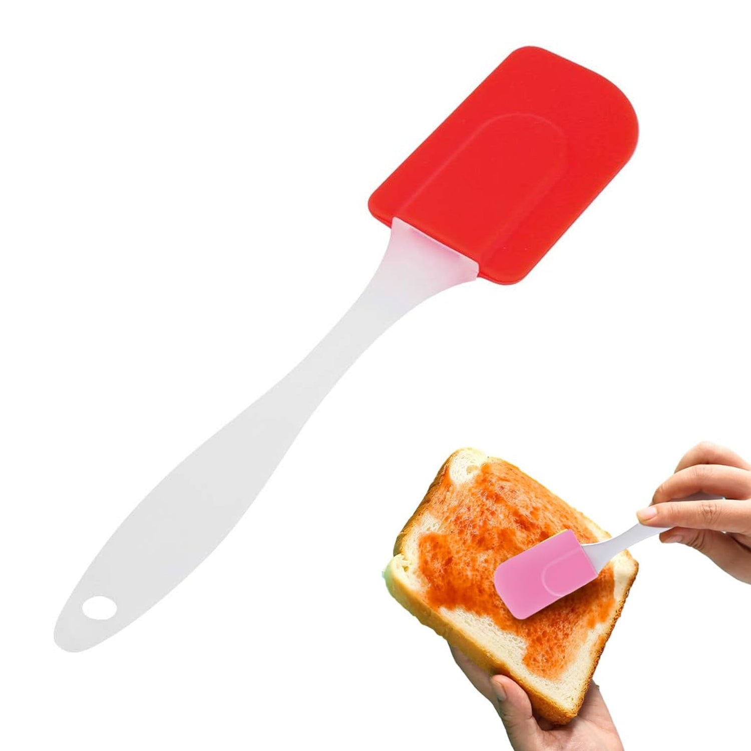 Silicone Cooking Spatula for Baking (1 Pc / 18 Cm)