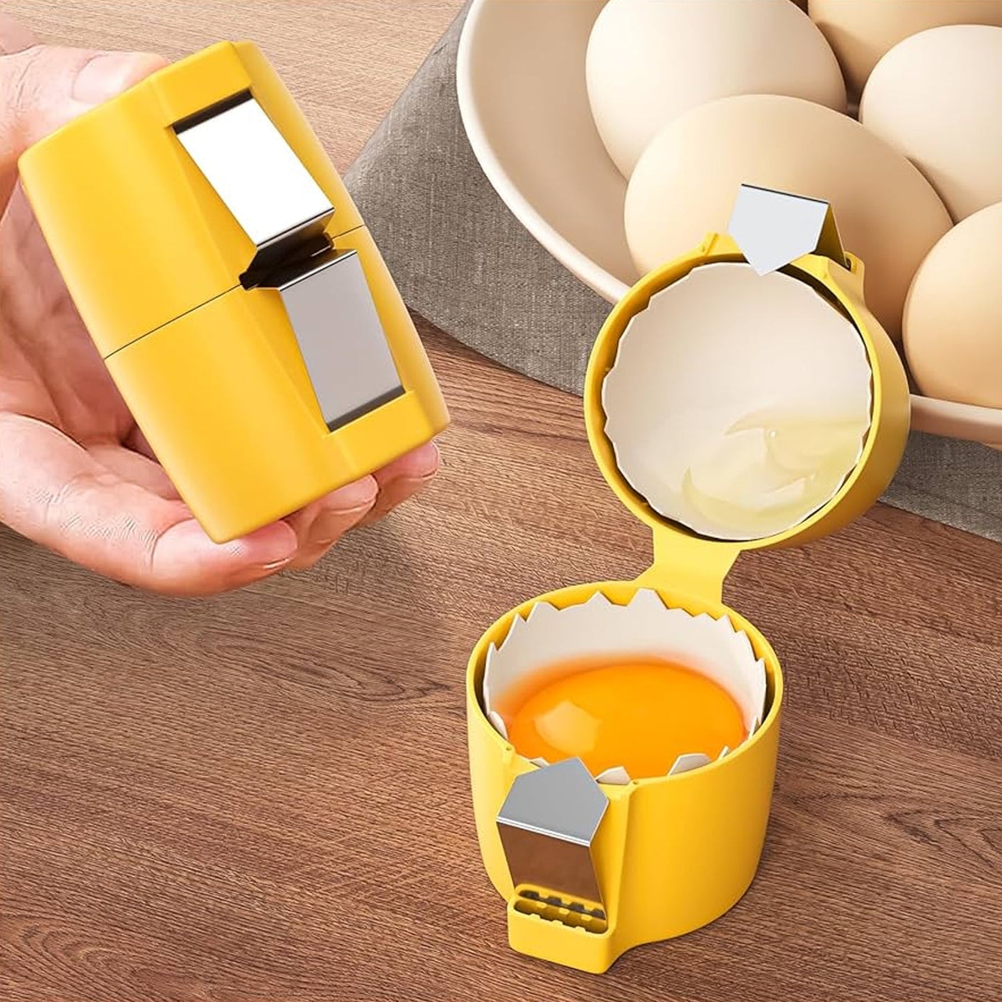 Egg Shell Opener Egg Cracker Tool for Raw Eggs Handheld  SWASTIK CREATIONS The Trend Point