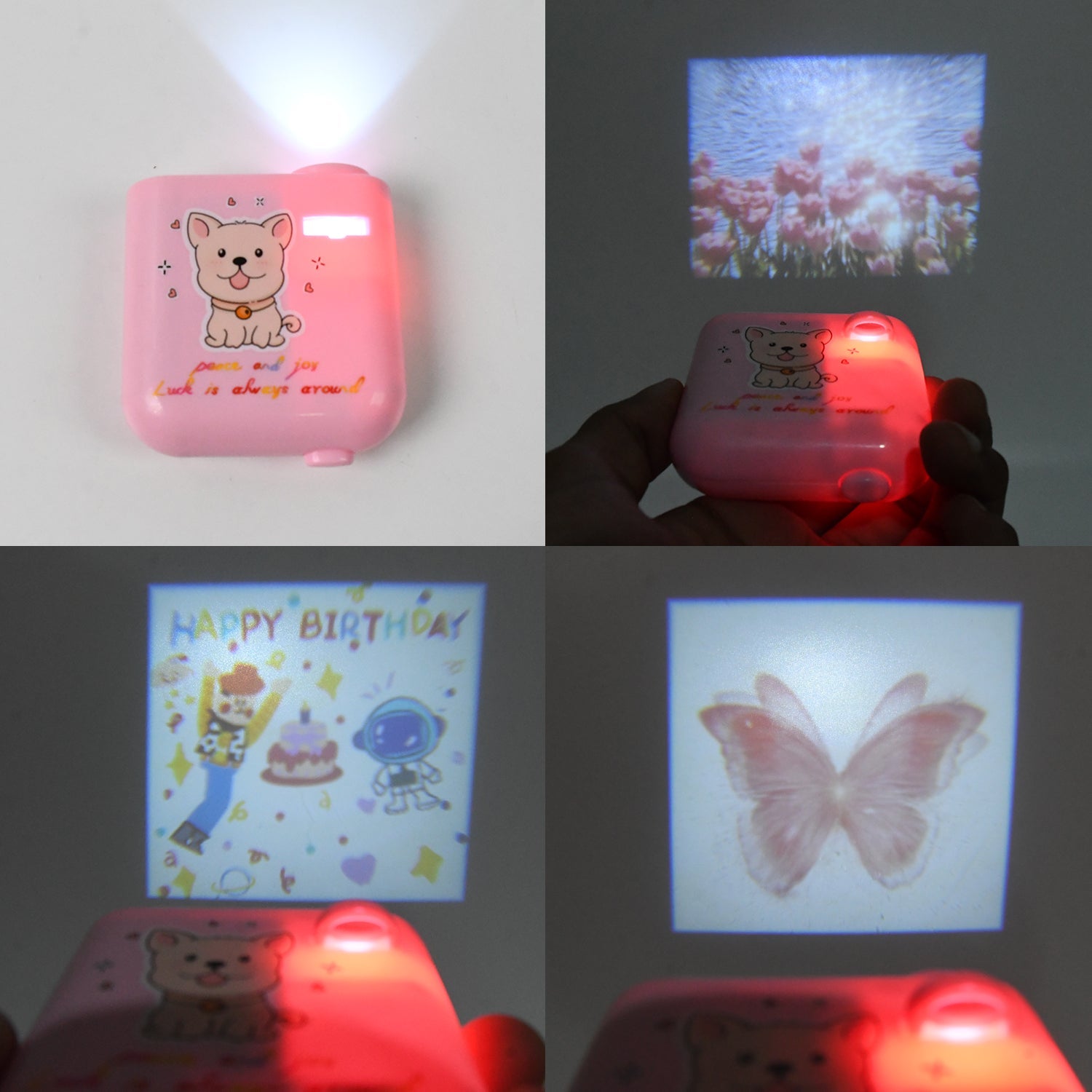 Birthday Projector with 8 Slides Patterns (1 Set)