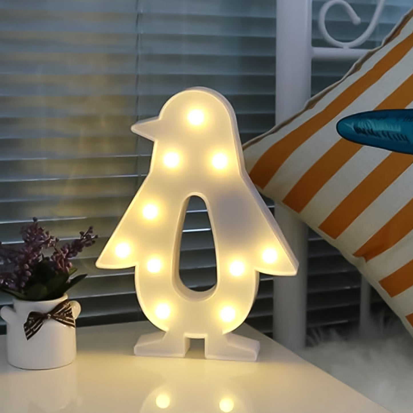 Penguin Shaped Light LED Light Kids Room (1 Pc / Battery Not Included) SWASTIK CREATIONS The Trend Point