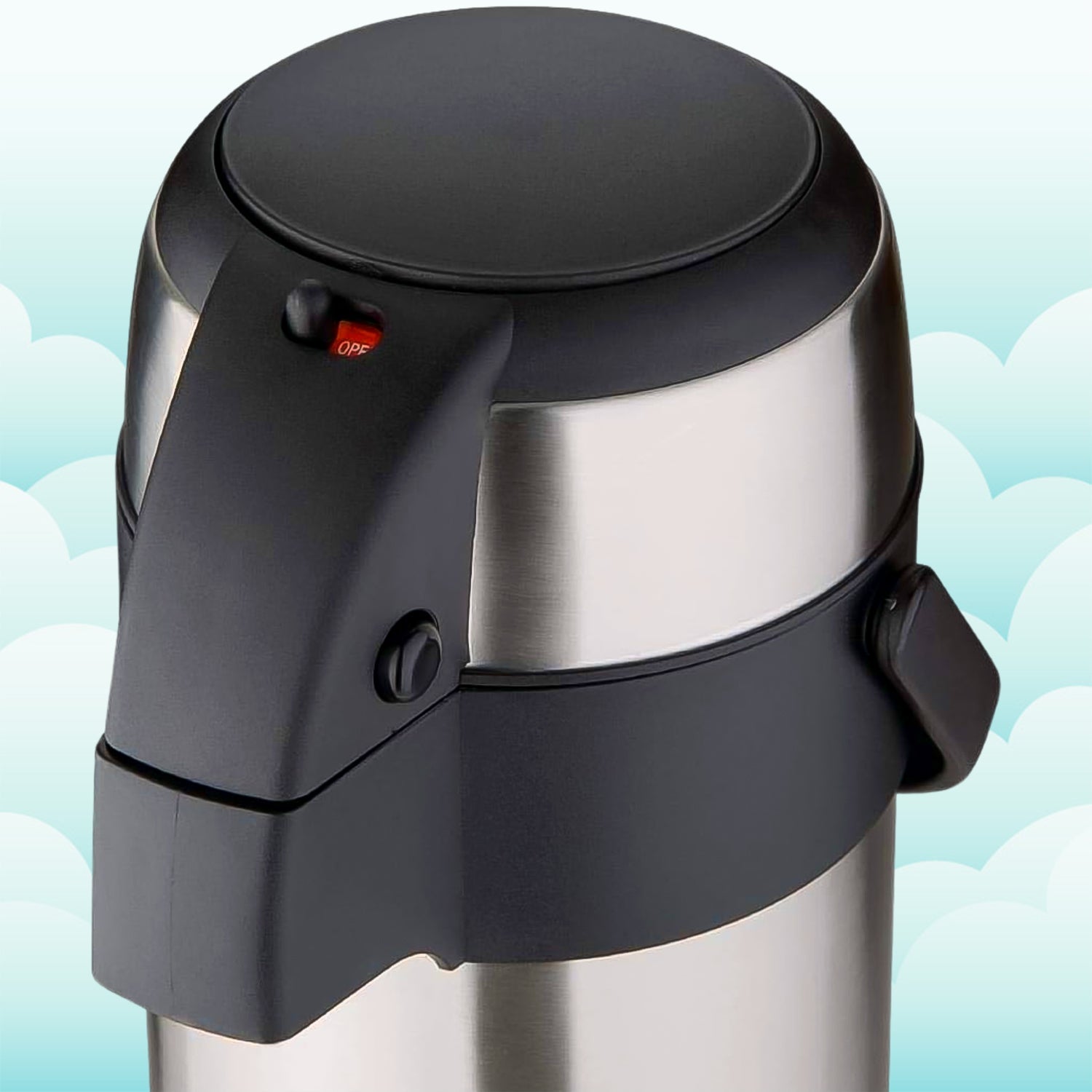 Beverage Dispenser Stainless Steel for Serving Tea and Coffee, Thermos steel (4000 ML)