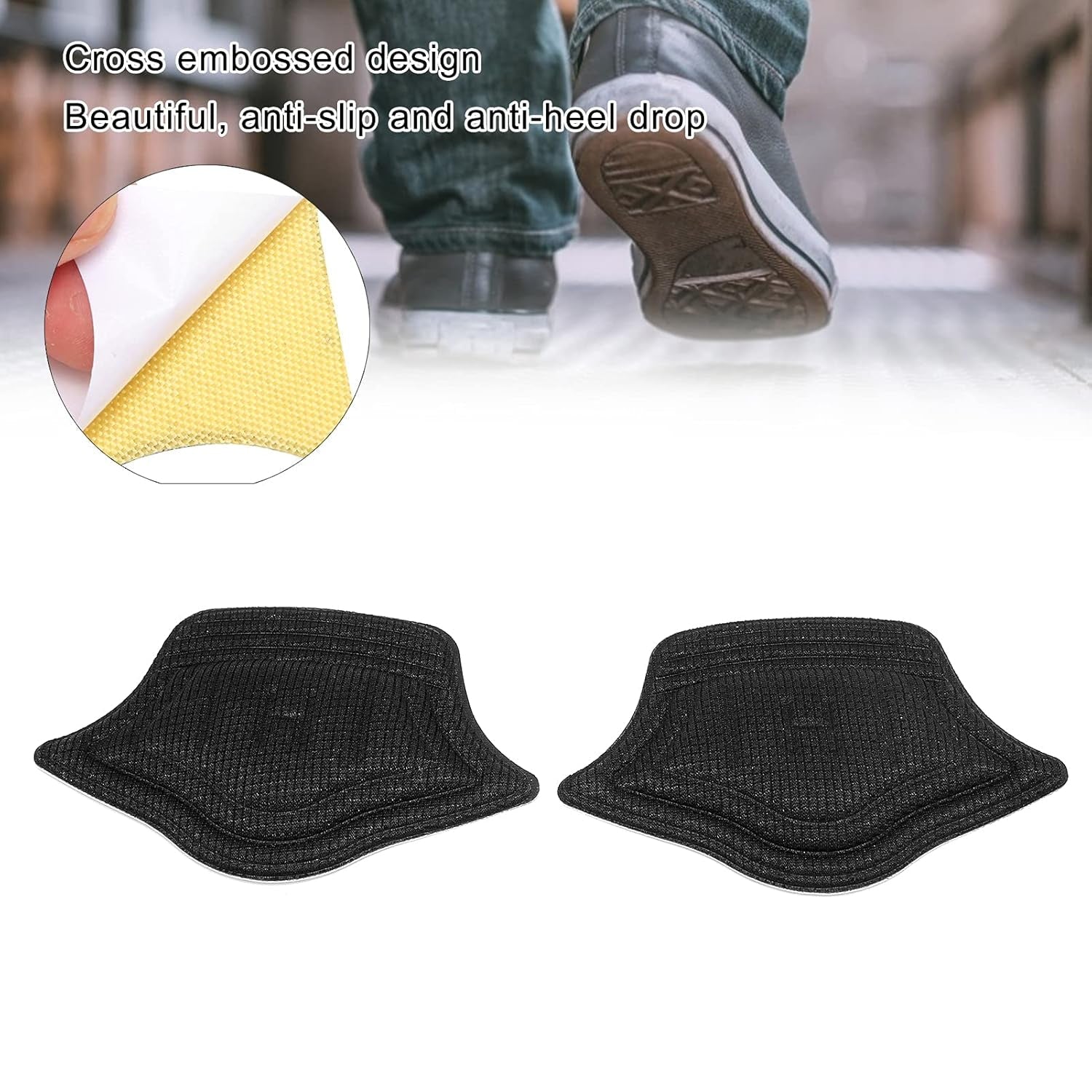 Heel Cushion Pads, Widely Applicable Protective Shoe Insoles (1 Pair)