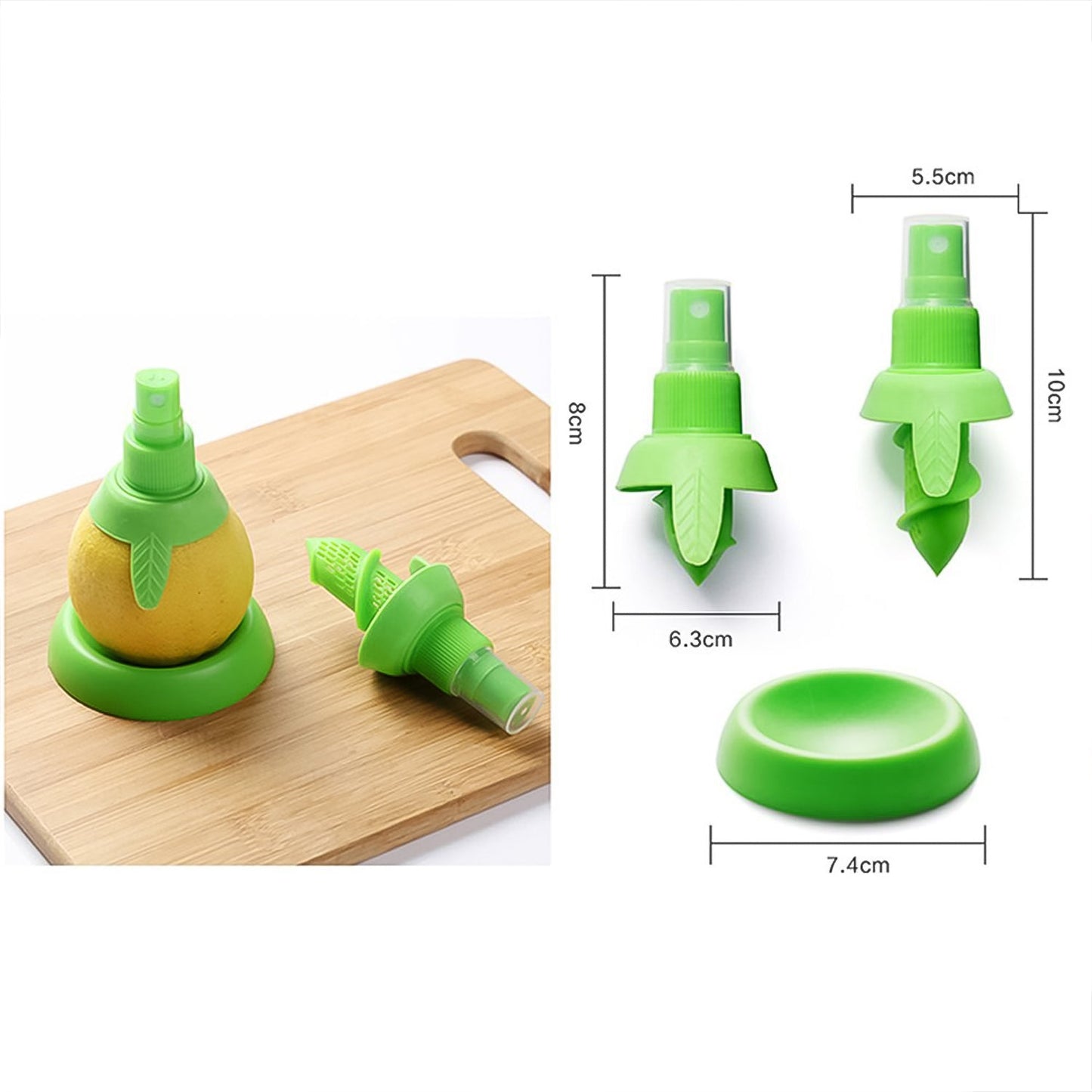 Creative Lemon Sprayer Fruit Juice Citrus Lime Juicer (3 Pcs Set) SWASTIK CREATIONS The Trend Point