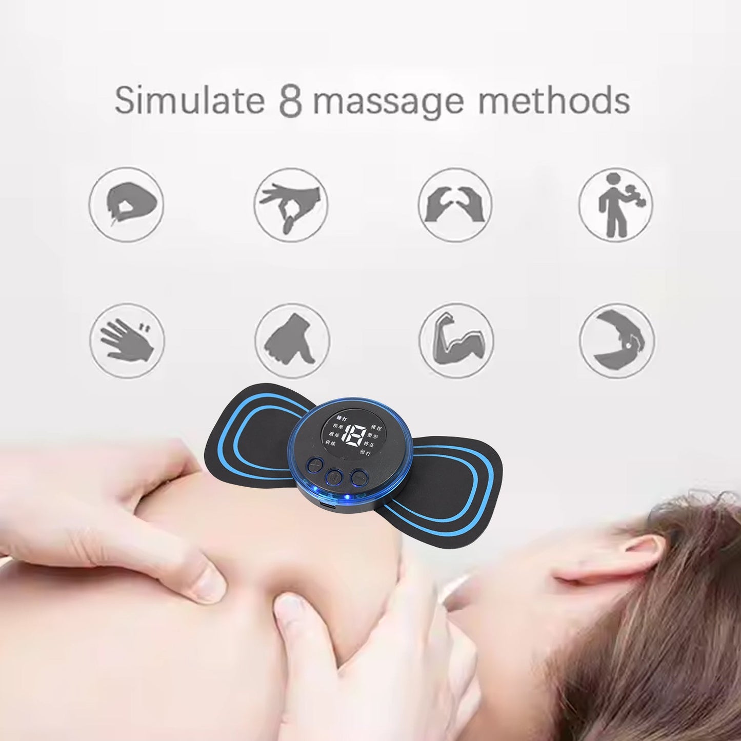 Butterfly Electric Neck Massager Cordless Full Body Massage With Remote Controller (1 Pc) SWASTIK CREATIONS The Trend Point