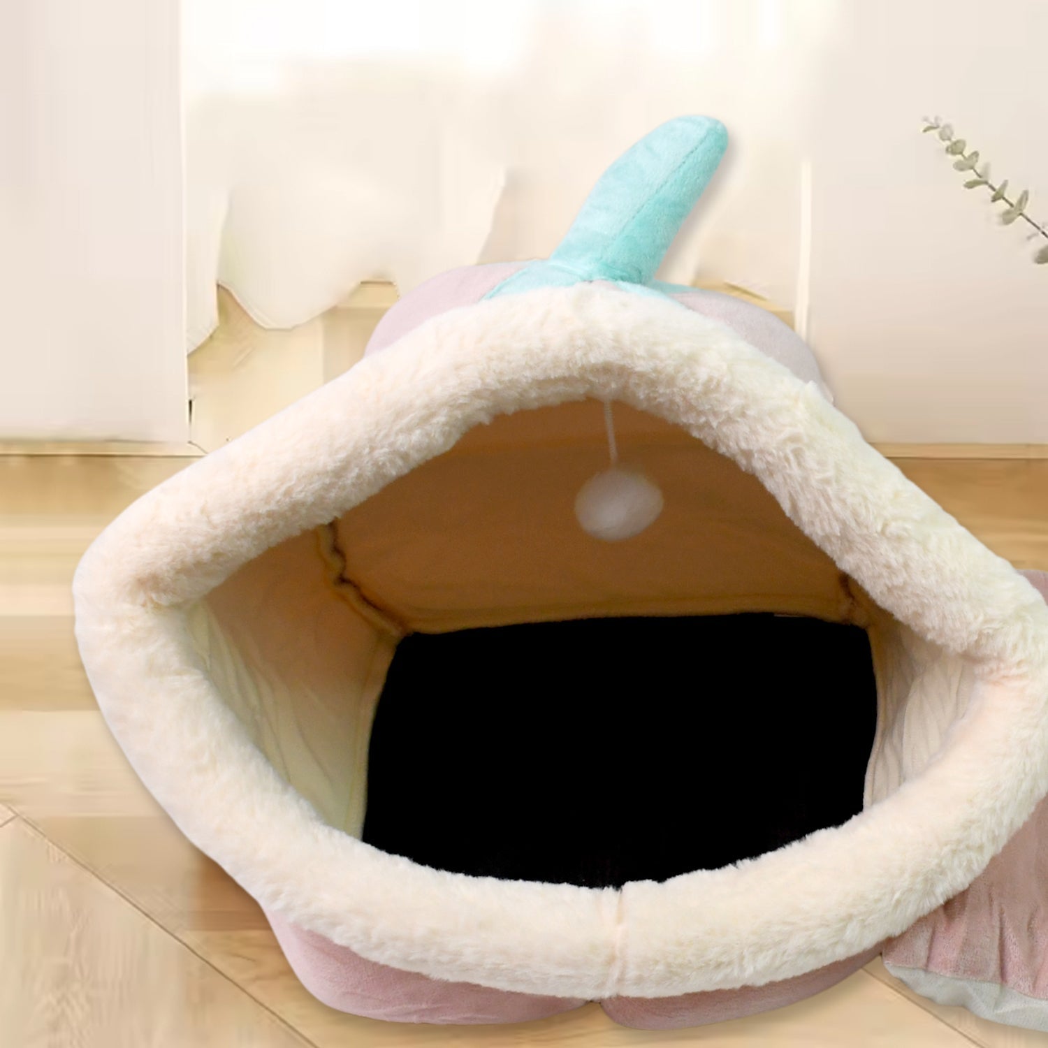 Cozy Dog and Cat Bed, Stay Warm, Washable Pet Bed (1 Pc)