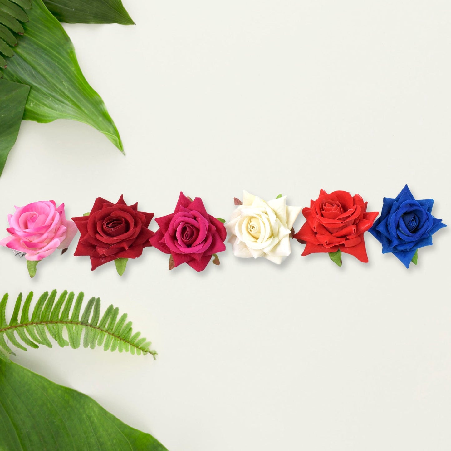 Colourful Flowing Flower Hair Pin (12 Pcs Set / Mix Color) SWASTIK CREATIONS The Trend Point