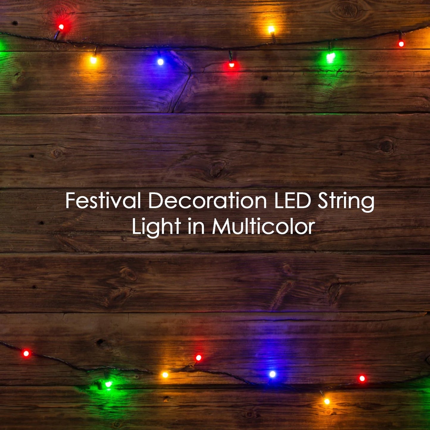 8Mtr Home Decoration Diwali & Wedding LED Christmas String Light (30L 8 Mtr) SWASTIK CREATIONS The Trend Point