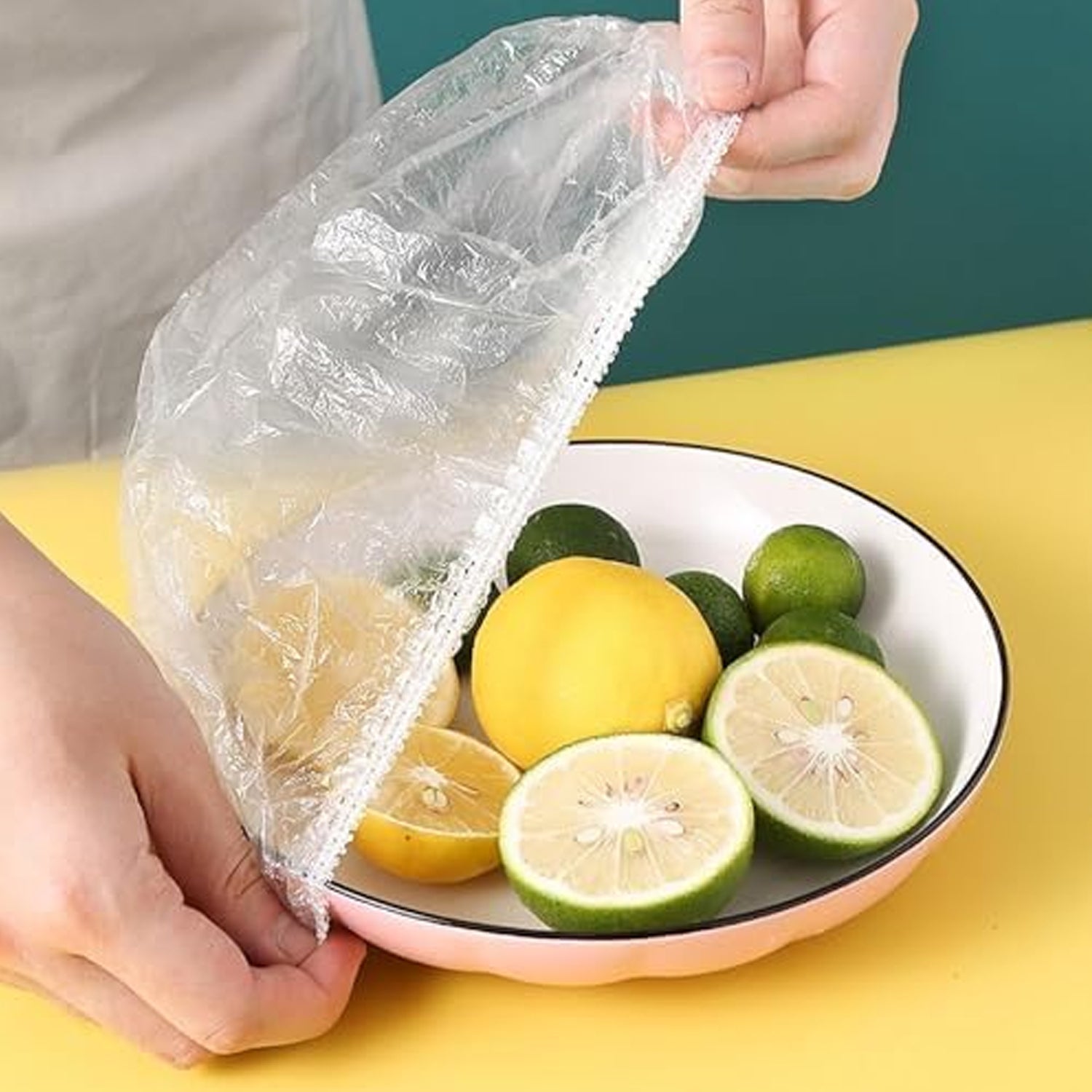 Disposable Elastic Food Storage Covers Bag (100 Pcs Set / Big)