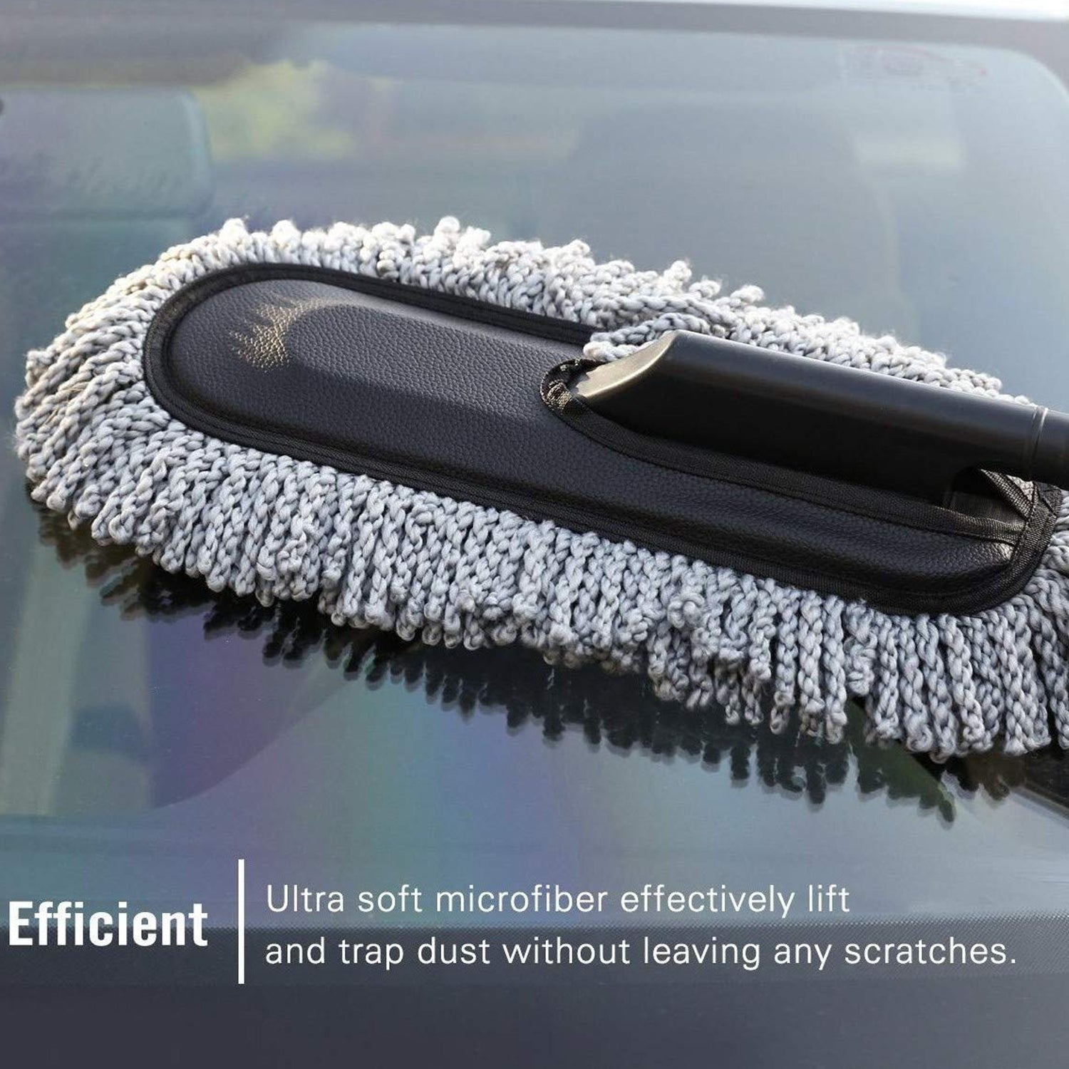 Car Dust Brush – Gentle and Efficient Cleaning Tool for Interior and Exterior (1 Pc)