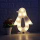 Penguin Shaped Light LED Light Kids Room (1 Pc / Battery Not Included)