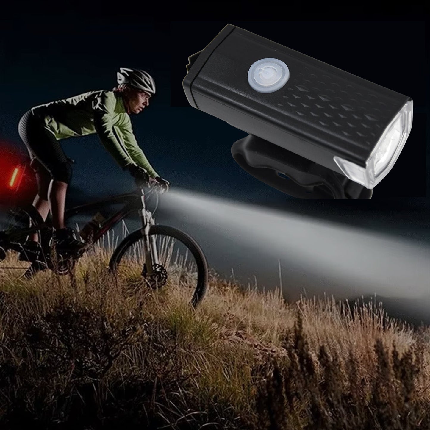 USB Rechargeable Bicycle Front Light SWASTIK CREATIONS The Trend Point