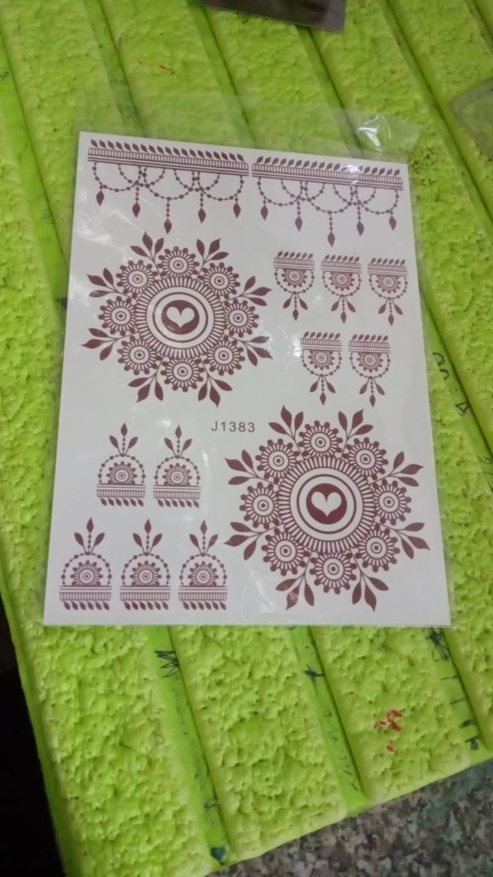 Temporary Tattoos Tattoo Sticker Skin Tattoo Stickers (1 Sheet) SWASTIK CREATIONS The Trend Point