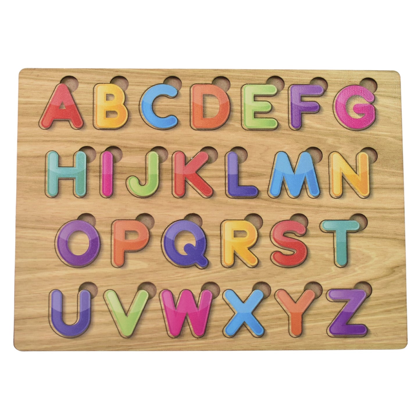 Lewo Wooden ABC Letters Puzzle Board SWASTIK CREATIONS The Trend Point