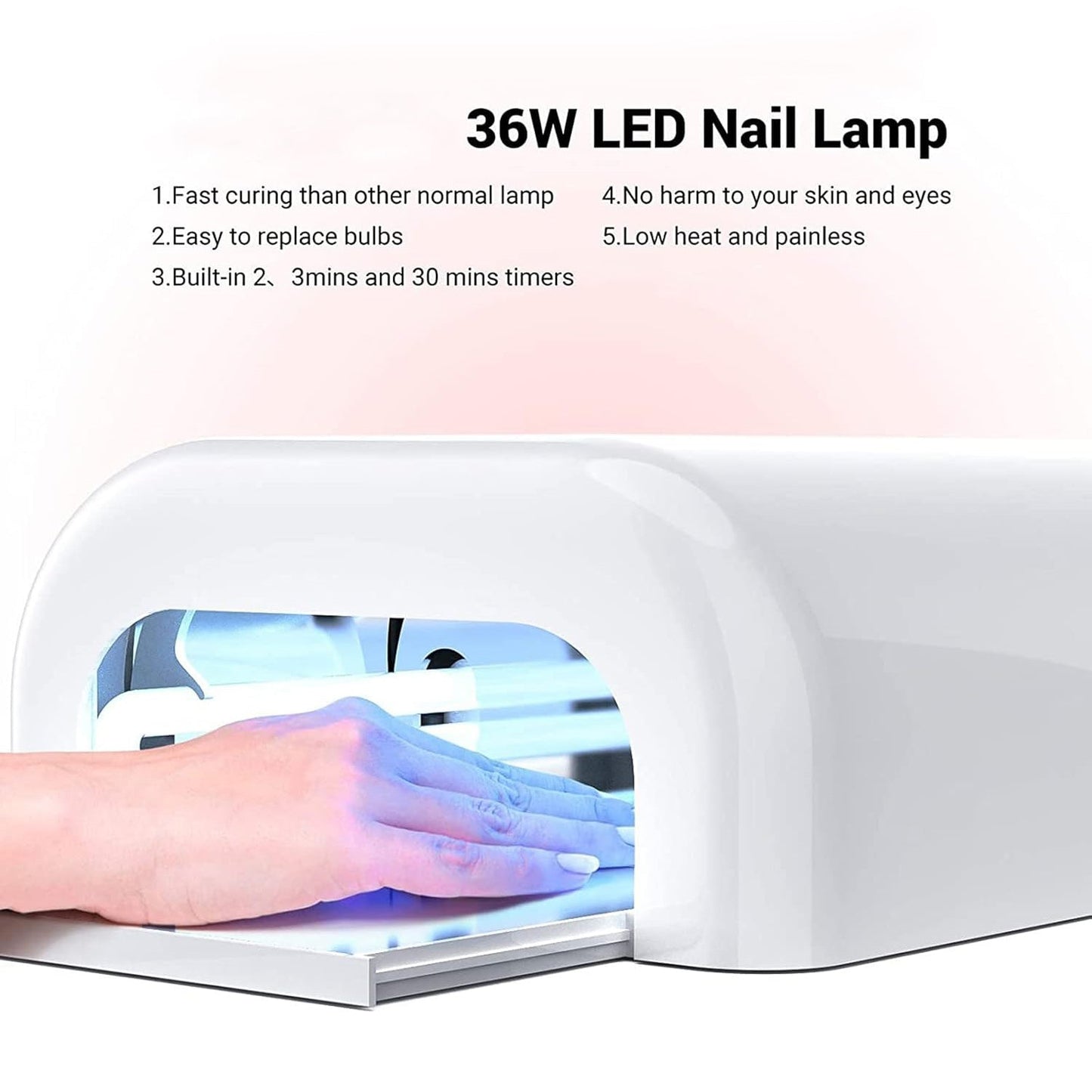 GlamCure 36W Fast Curing UV Lamp SWASTIK CREATIONS The Trend Point