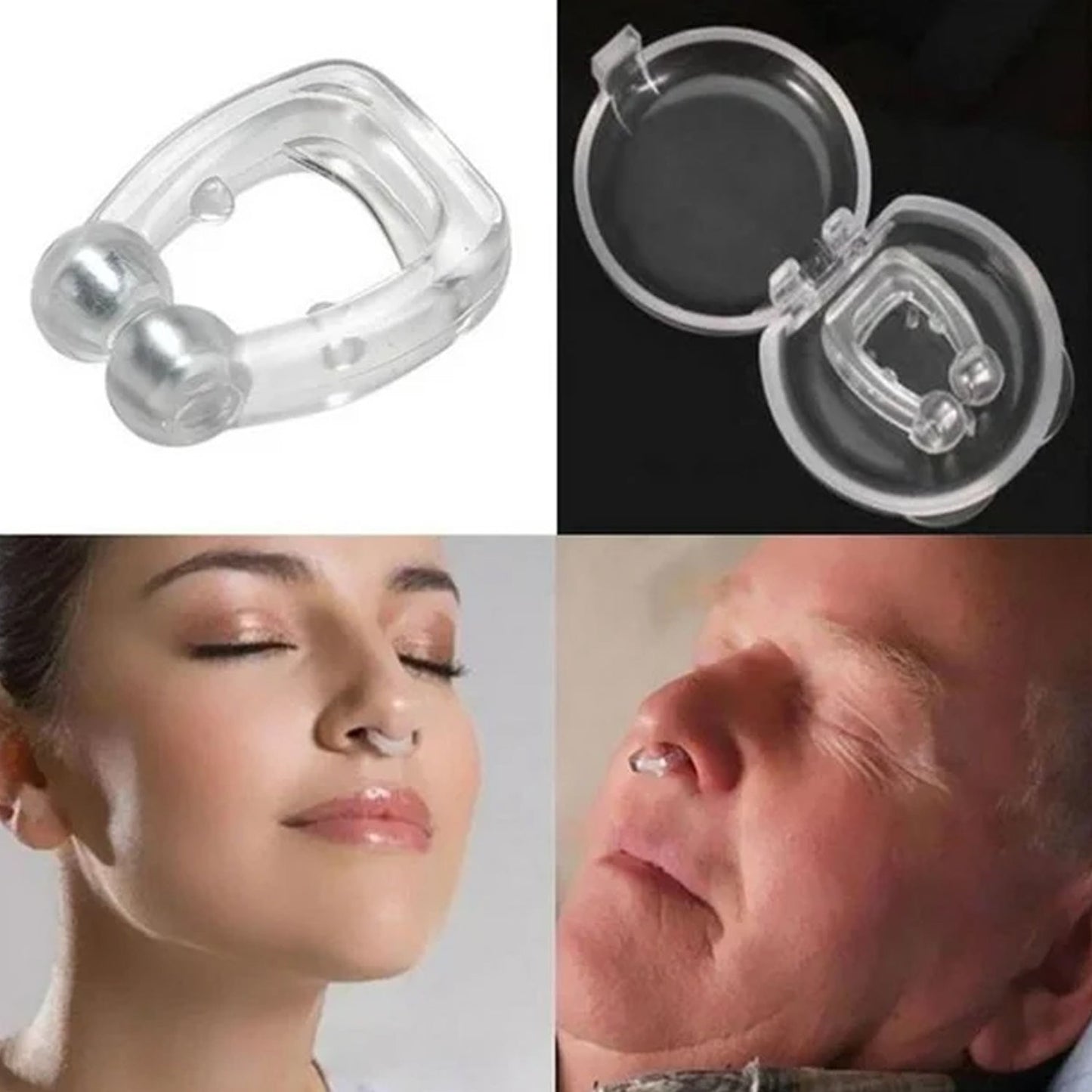 Anti Snore device for men and woman Silicone Magnetic Nose Clip For heavy Snoring sleeper, Snore Stopper, Anti Snoring Device (1 Pc) SWASTIK CREATIONS The Trend Point