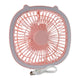 USB PORTABLE MINI DESK FAN WITH LIGHT & COLOR BOX (1 PC / Mix Color)