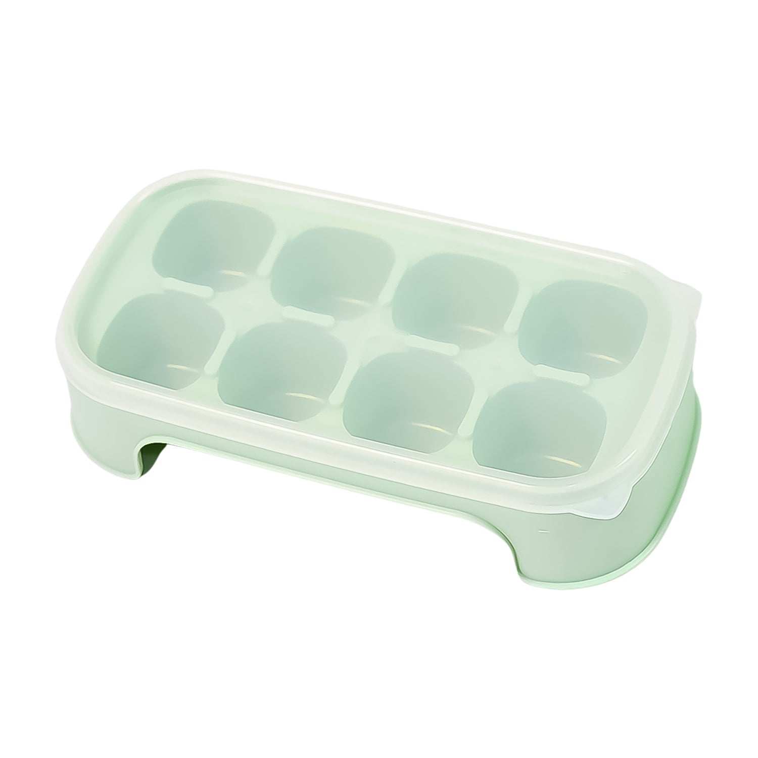 Ice Mold, 8 Grid Food Grade Portable Plastic Ice Tray (1 Pc / 15×8 Cm)