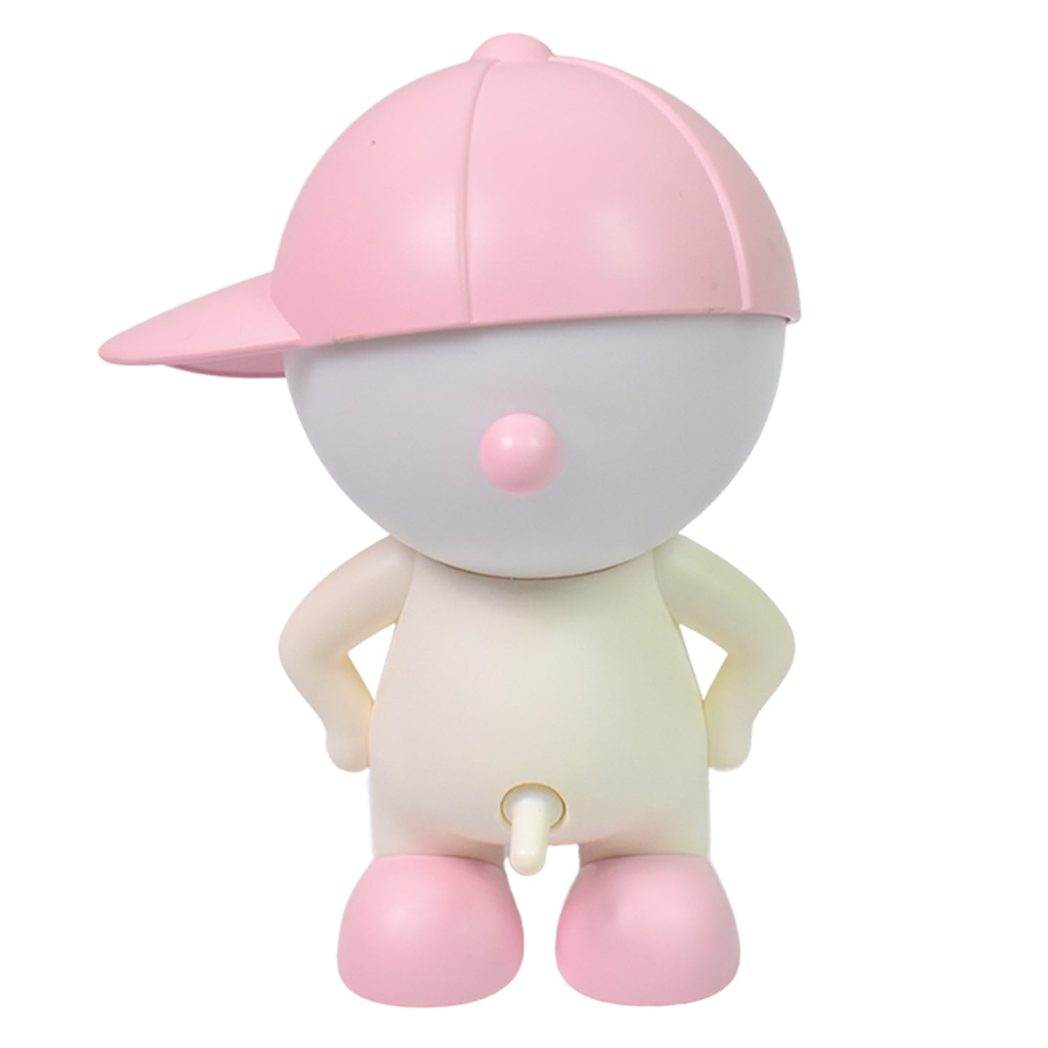 Cute Lovely Cartoon Design LED Desk Night Light With Plastic Head Cap (1 Pc)