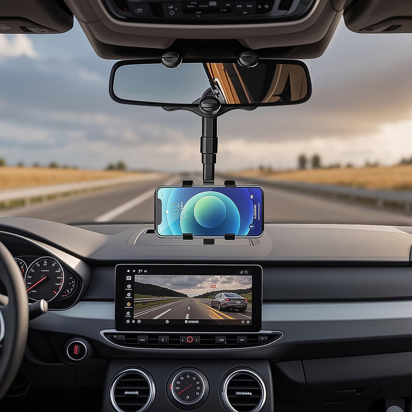 MirrorMate Rotating Phone Mount SWASTIK CREATIONS The Trend Point