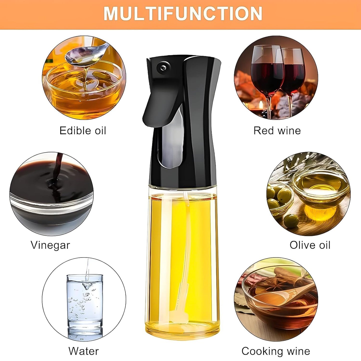 Oil Mister Spray Bottle for Cooking and Grilling SWASTIK CREATIONS The Trend Point