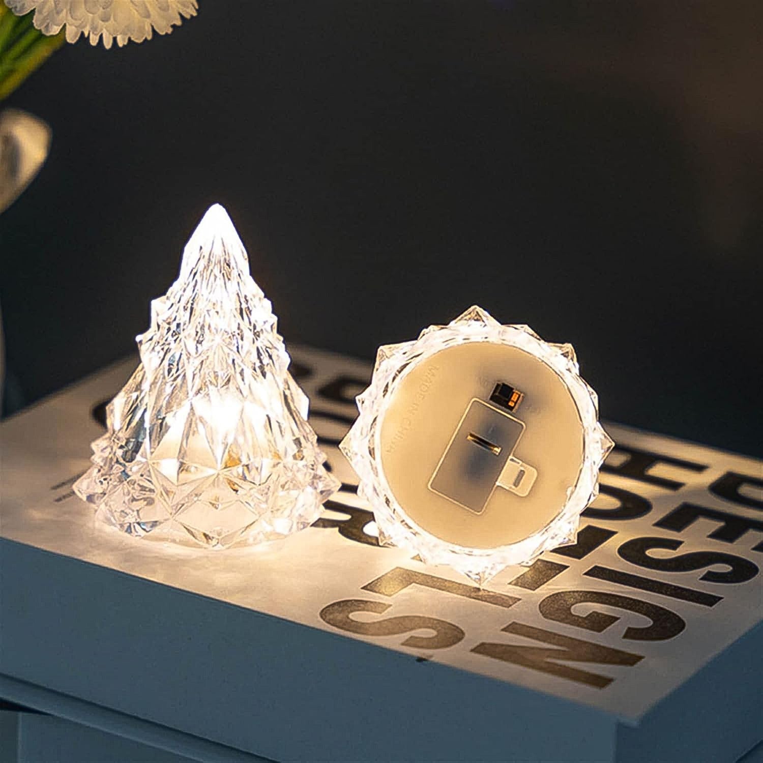 Iceberg / Pyramid Candlelight Tea Light (1 Pc)