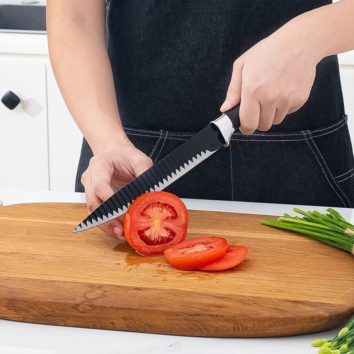 Stainless Steel Knife Set With Chef Peeler And Scissor (6 Pieces) SWASTIK CREATIONS The Trend Point