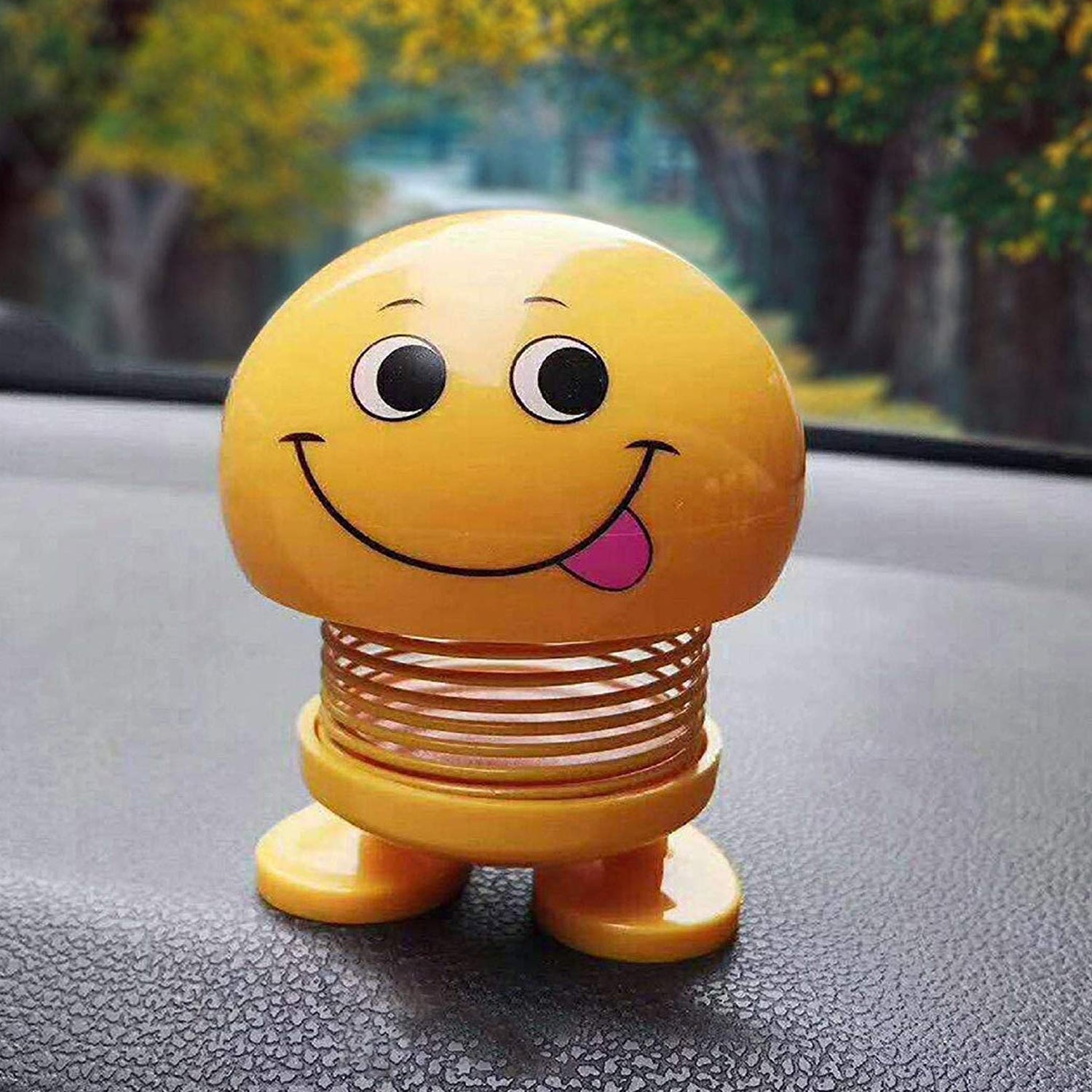 Smiling Face, Spring Doll Toy (1 Pc)