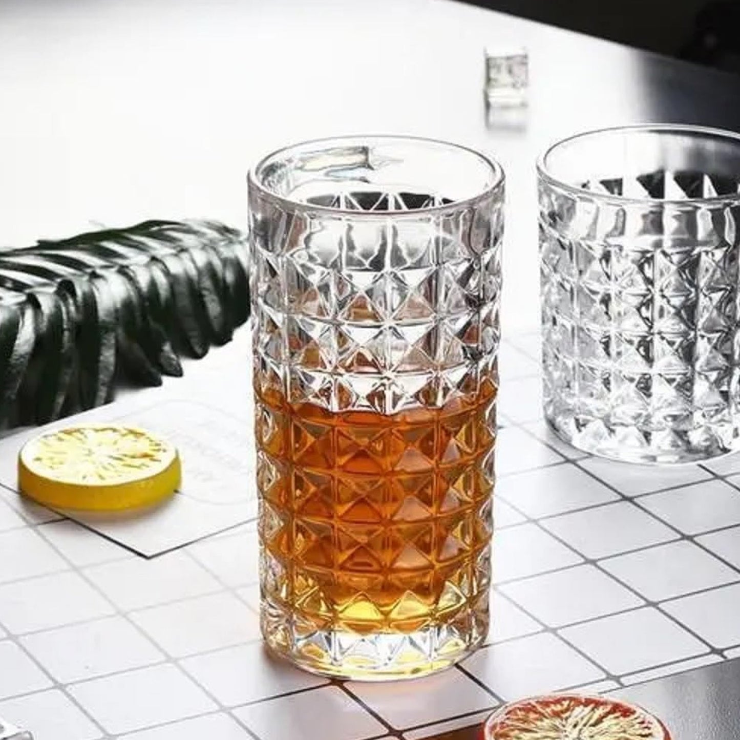 Glass Tumbler, Juice Glasses and Transparent Water Glasses Big Size (6 Pcs Set / 278 ML) SWASTIK CREATIONS The Trend Point